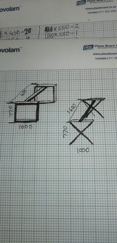 Plaza board table frame